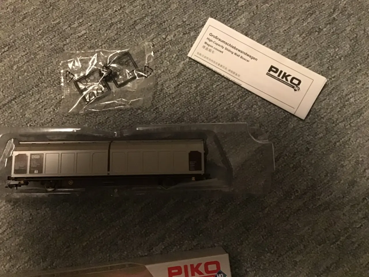Billede 8 - DSB Piko Expert godsvogn i sølv. H0 1:87