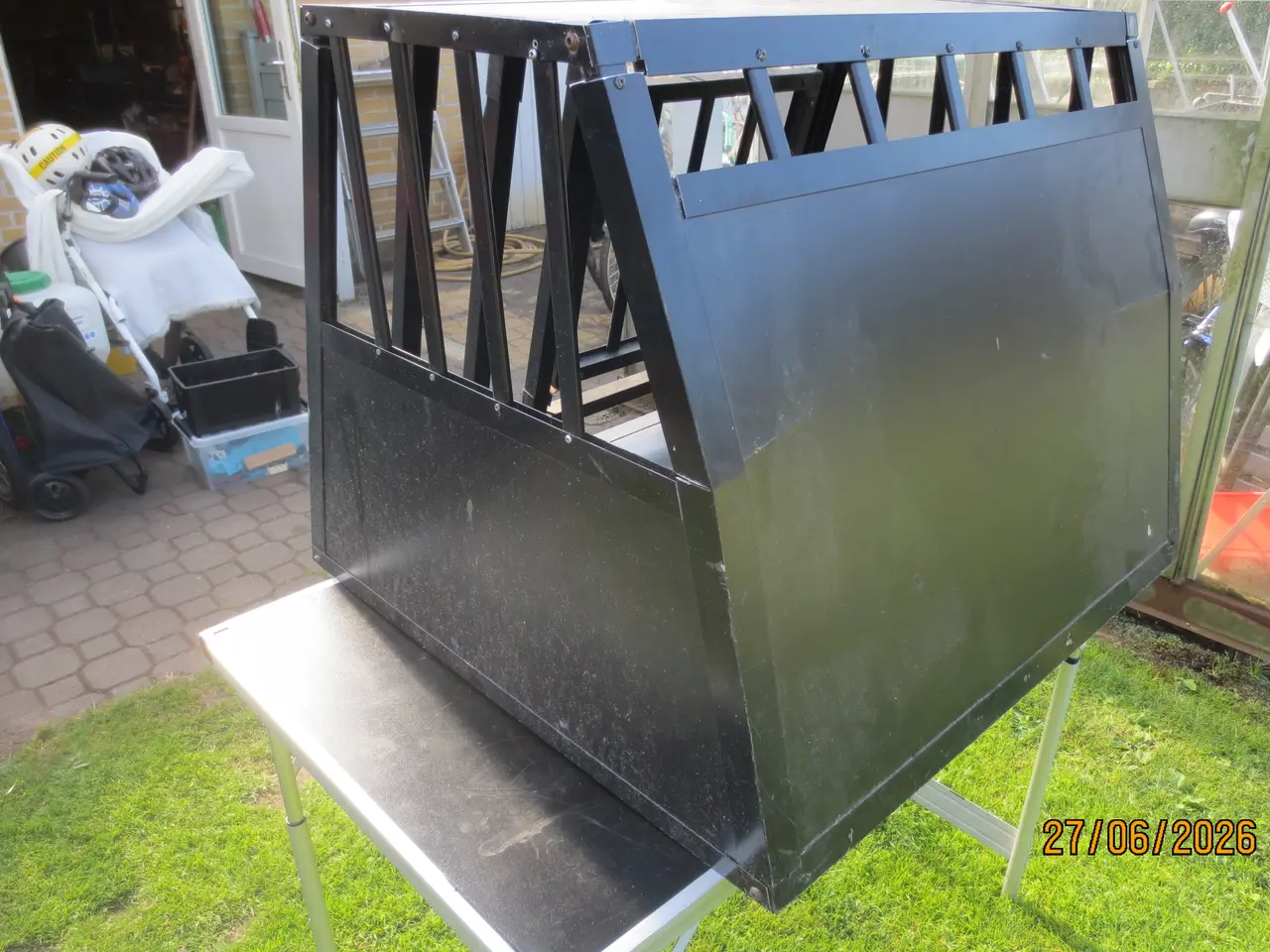 Billede 3 - 1 stk Hundebur i Aluminium Højde 60 cm