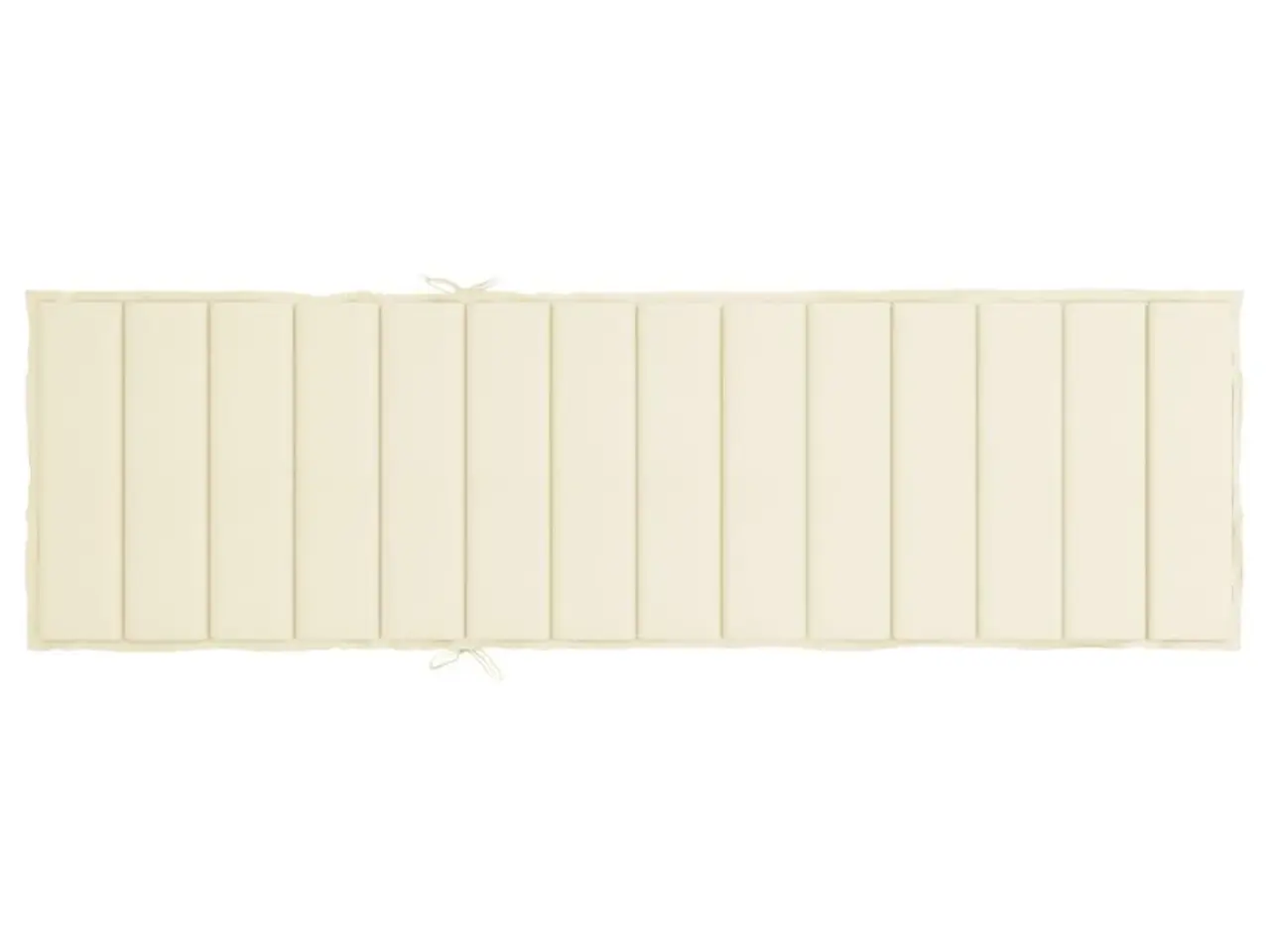 Billede 5 - Hynde til liggestol 200 x 50 x 3 cm - cremefarvet