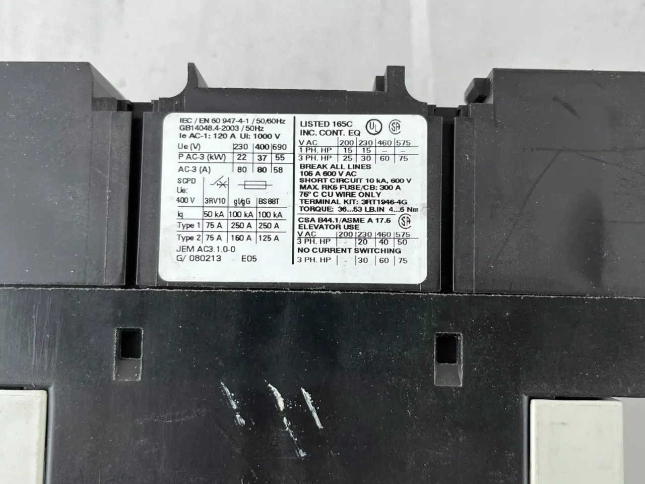 Billede 12 - Siemens 3RT1045-1AP00 Sirius Power kontaktor 80A