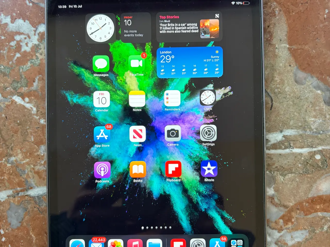 Billede 7 - iPad mini 4, 128 GB, grå, velholdt, med evt. box o