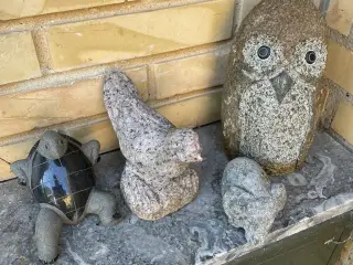 Granit dyr havefigur
