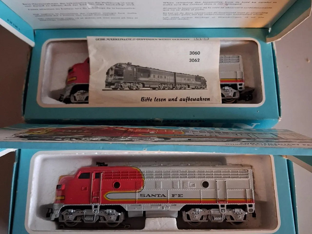 Billede 1 - Märklin SantaFe #3060/4060 H0 ac analog