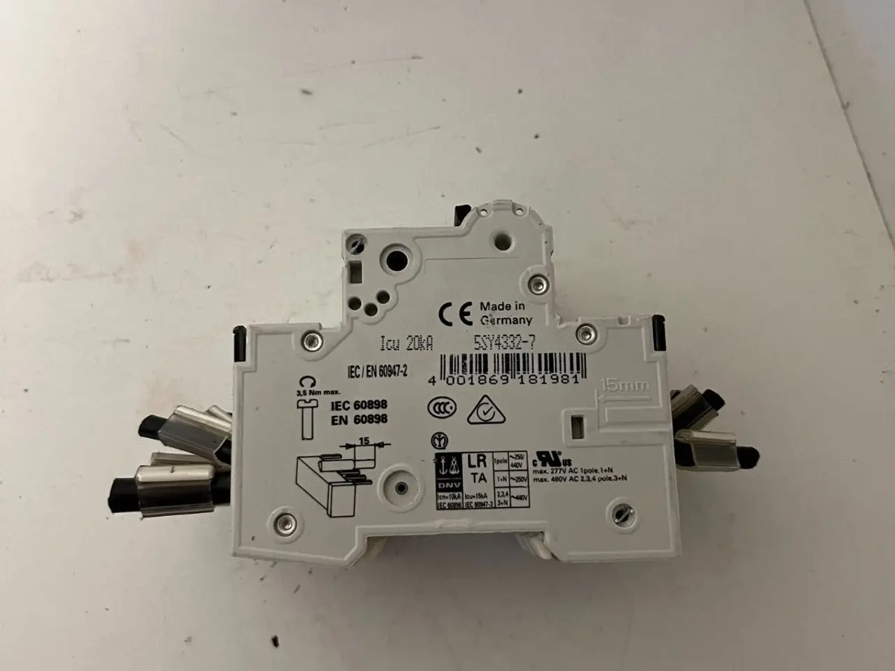 Billede 9 - Siemens 5SY43 C32 3-Pole MCB 32A 400V w/ 5ST3010