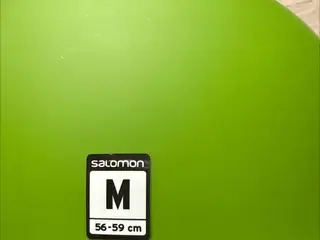 Ny grøn salemon skihjelm