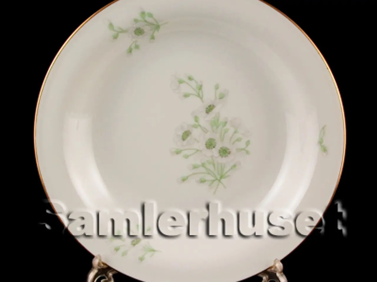 Billede 1 - Brudeslør Tallerken Flad 25 cm.