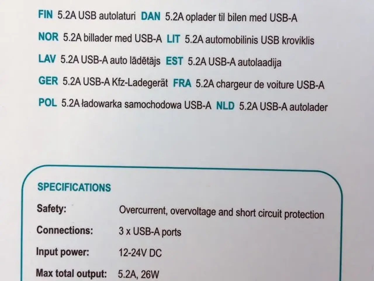 Billede 5 - USB lader