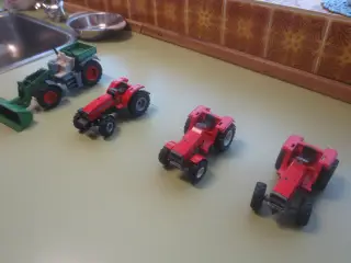 4 stk Siku Metal Massey Ferguson 3050A og 4270