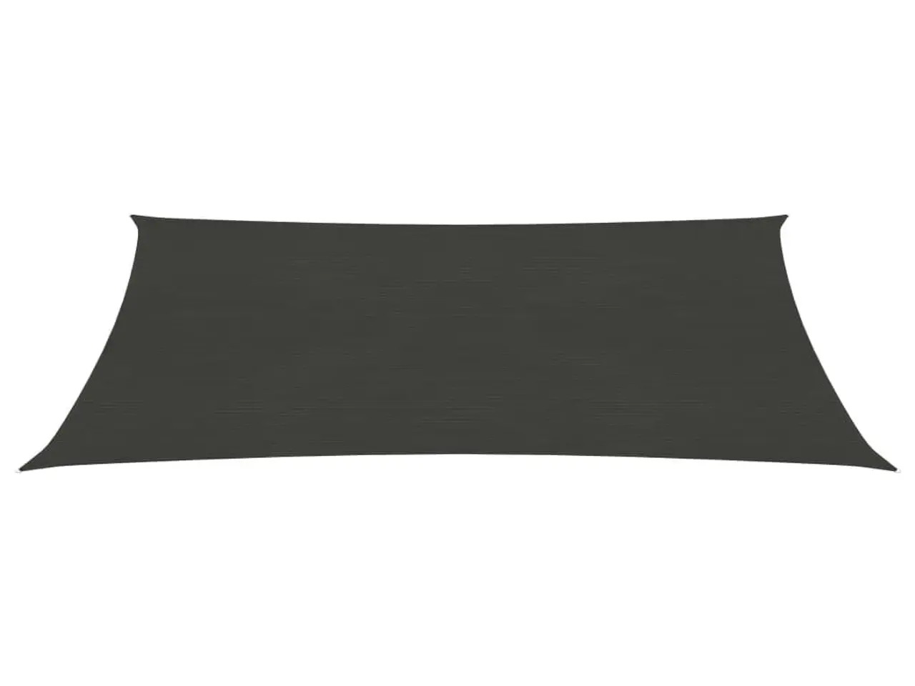 Billede 3 - Solsejl 3×4 m - HDPE 160 g/m², antracitgrå rektangulært