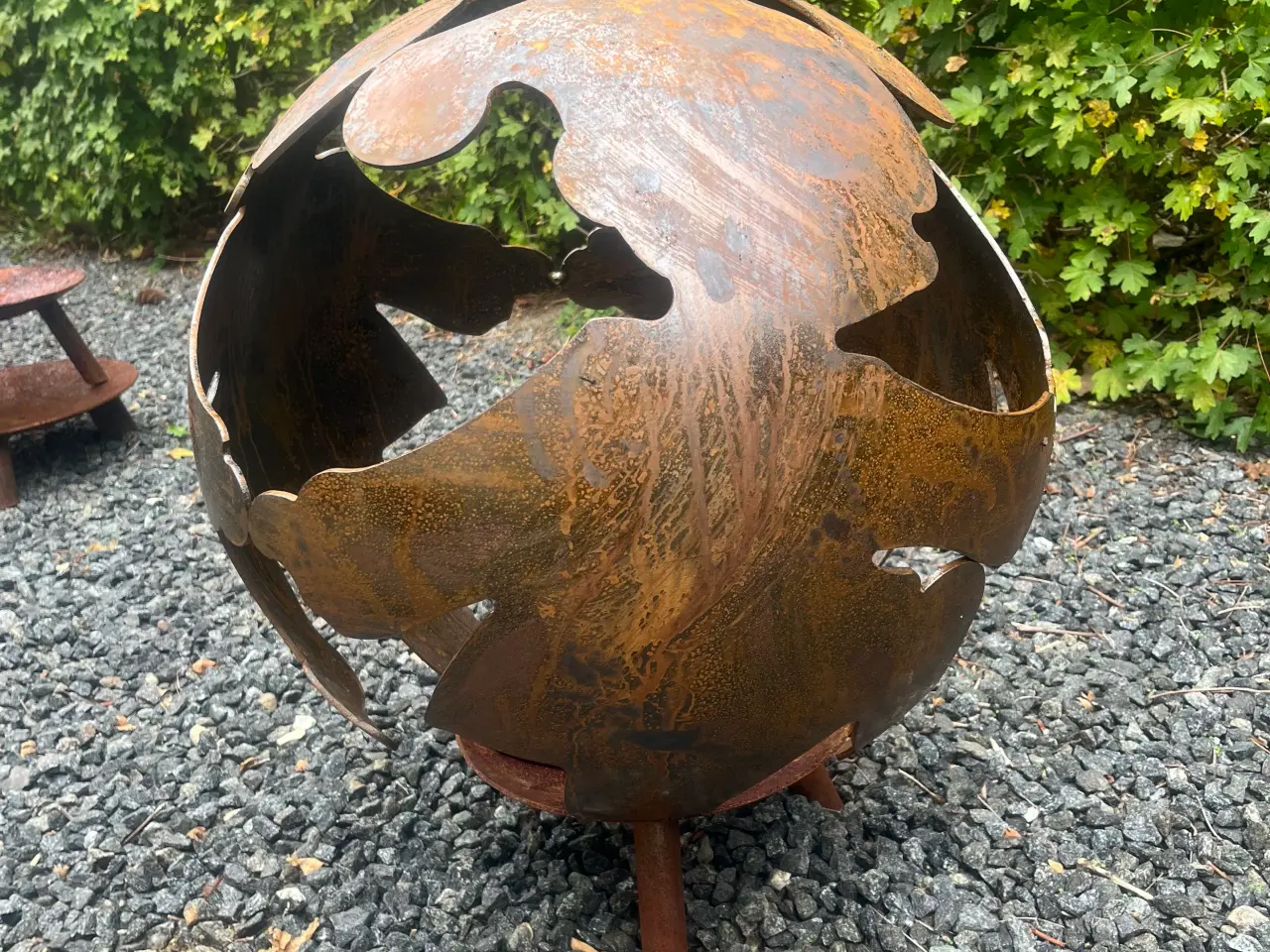 Billede 11 - højbed/vandspejl/bålsted/kunst corten-stål