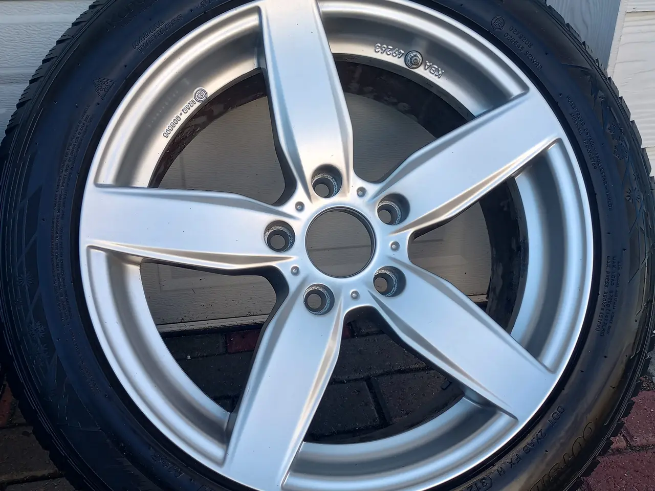Billede 4 - 17" Vinterhjul, Vinterdæk BMW 5x120 Tpms,