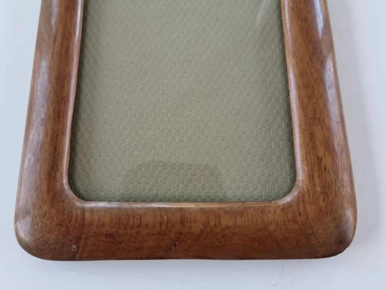 Billede 2 - Antik Billedramme med buet Glas