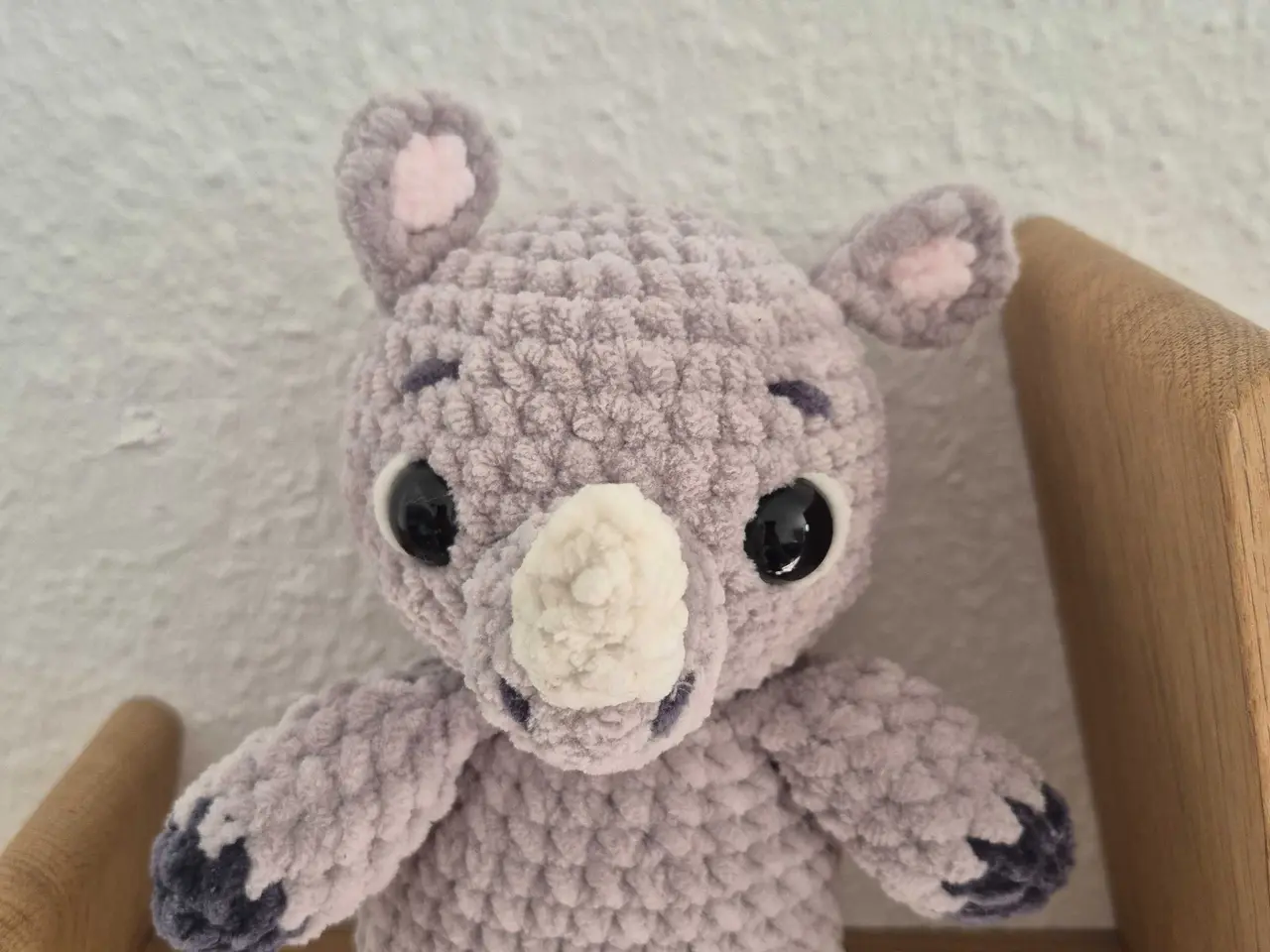 Billede 2 - Hæklet næsehorn bamse