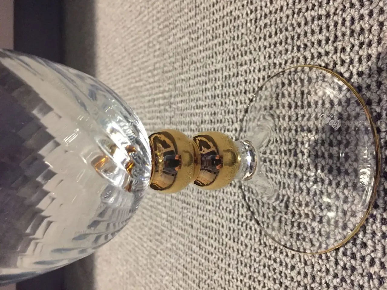Billede 3 - KROSNO glas med 2 guld kugler