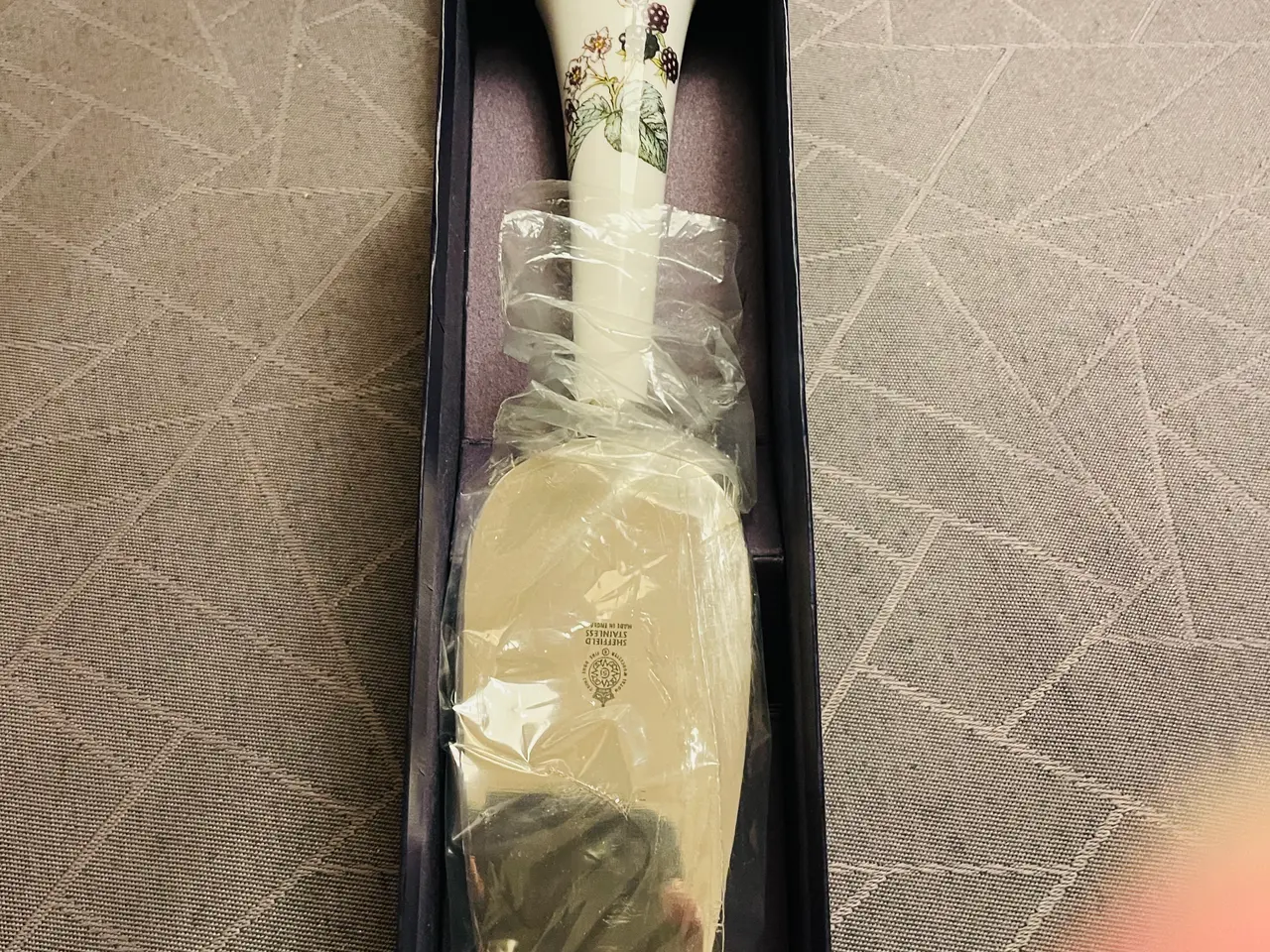 Billede 7 - Flot Royal Worcester kagefad m. kagespade