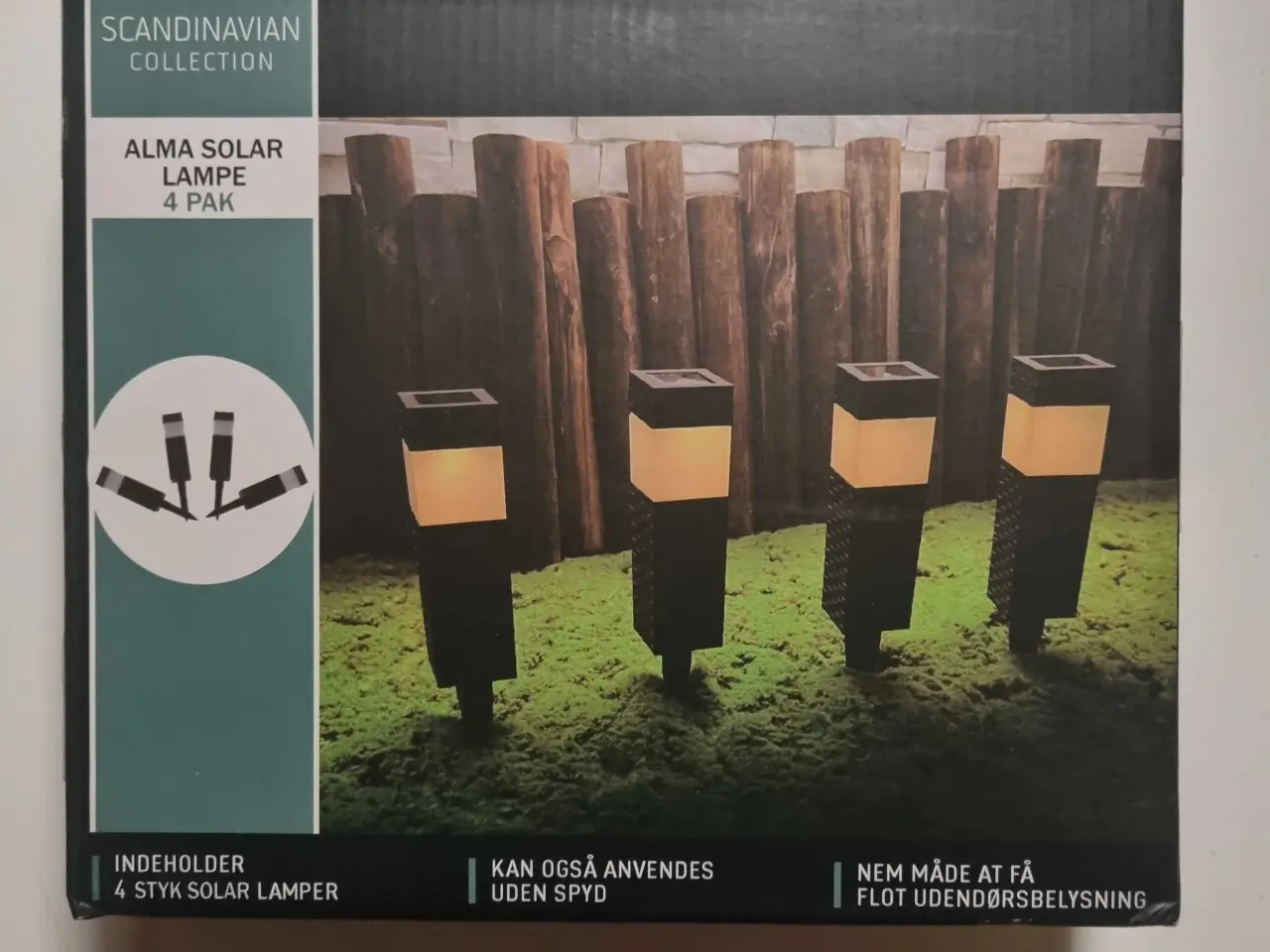 Billede 1 - Solar lamper til haven (Nye)