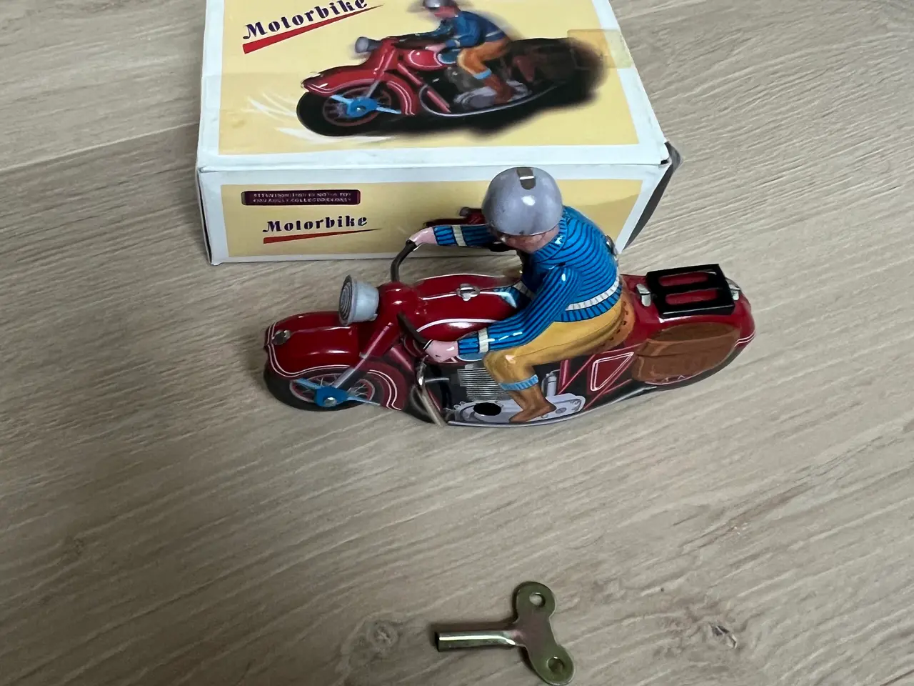 Billede 1 - Blik motorcykel med fører