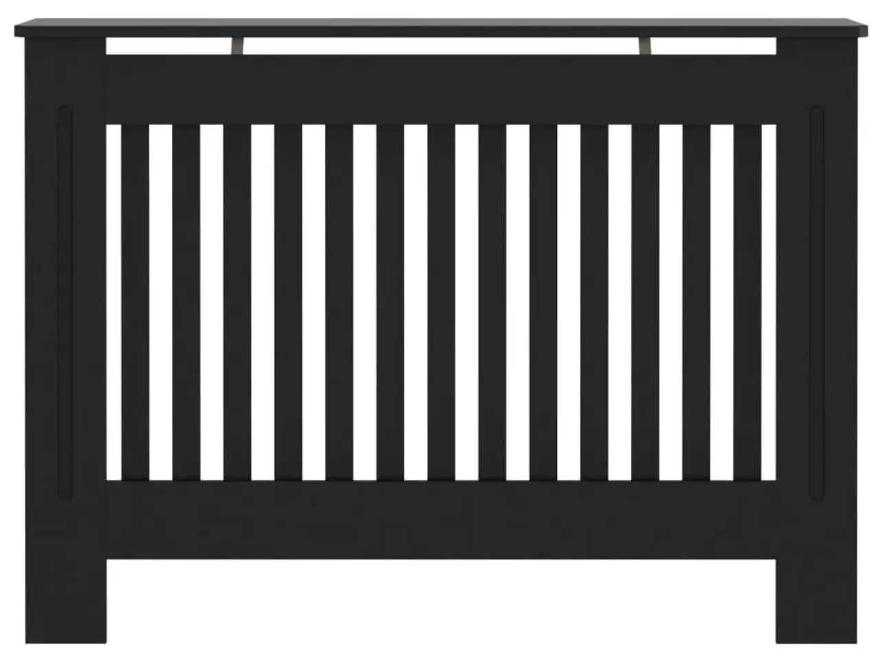 Billede 3 - Radiatorskjuler 112x19x81,5 cm MDF sort