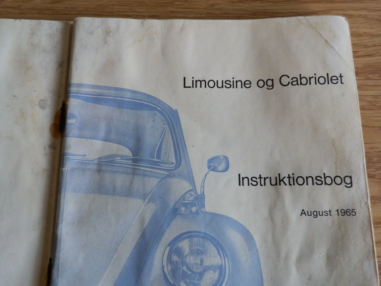 Billede 4 - Instruktionsbog til VW 1300 årg. 1965 