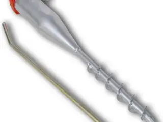 Parasolholder 55 cm galvaniseret stål