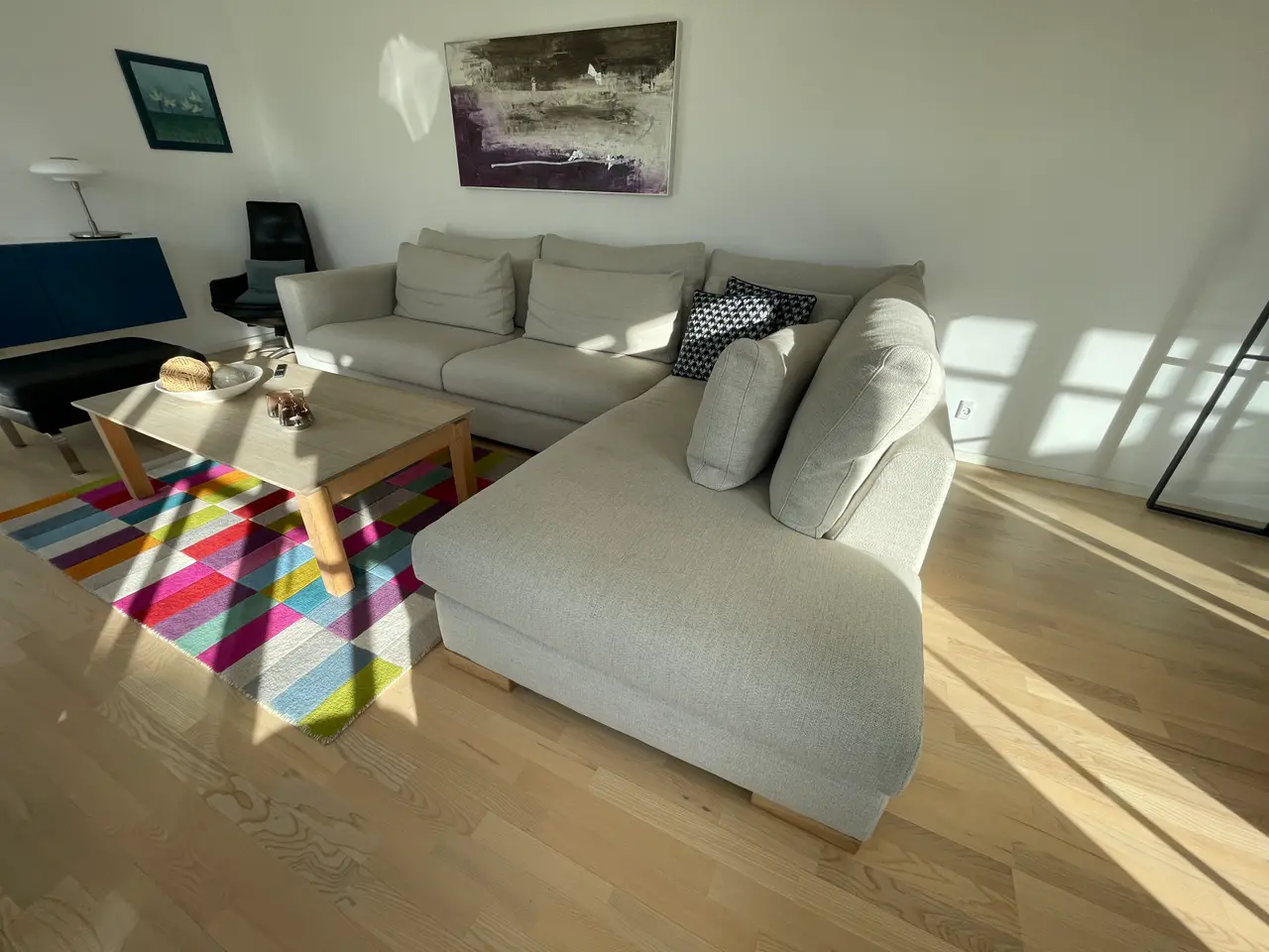 Billede 3 - Lounge sofa med chaiselong