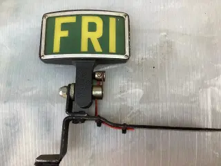 Foldbar taxaskilt