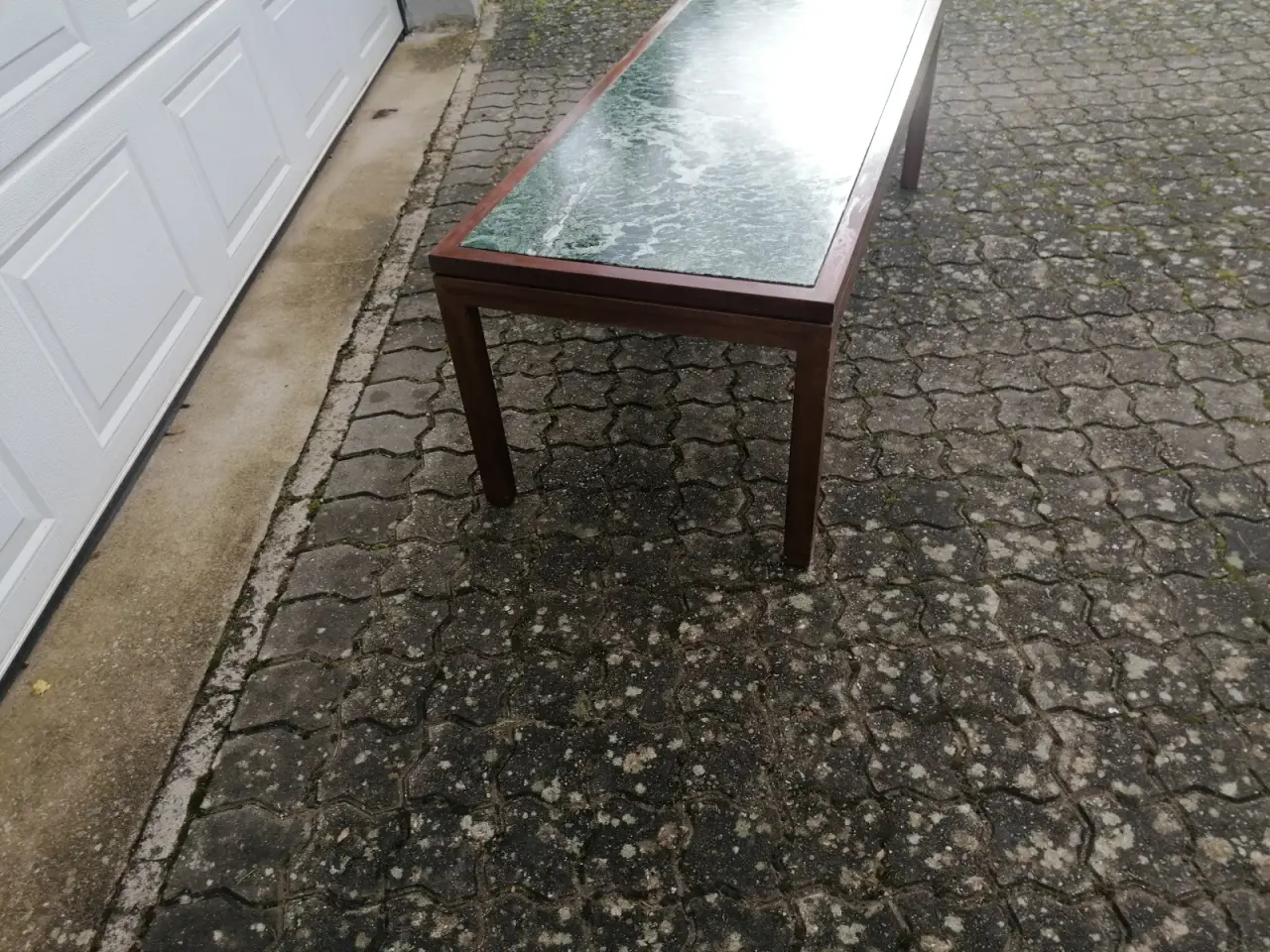 Billede 3 - Palisander med Marmor Bordplade i Midten 
