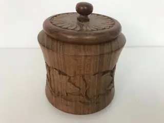 Ældre tobakskrukke m. låg (retro)