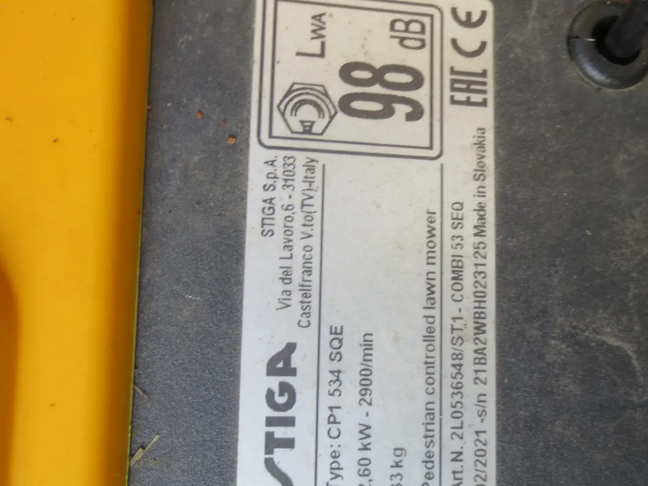 Billede 7 - 1 stk Stiga Model Combi 53 SEQ
