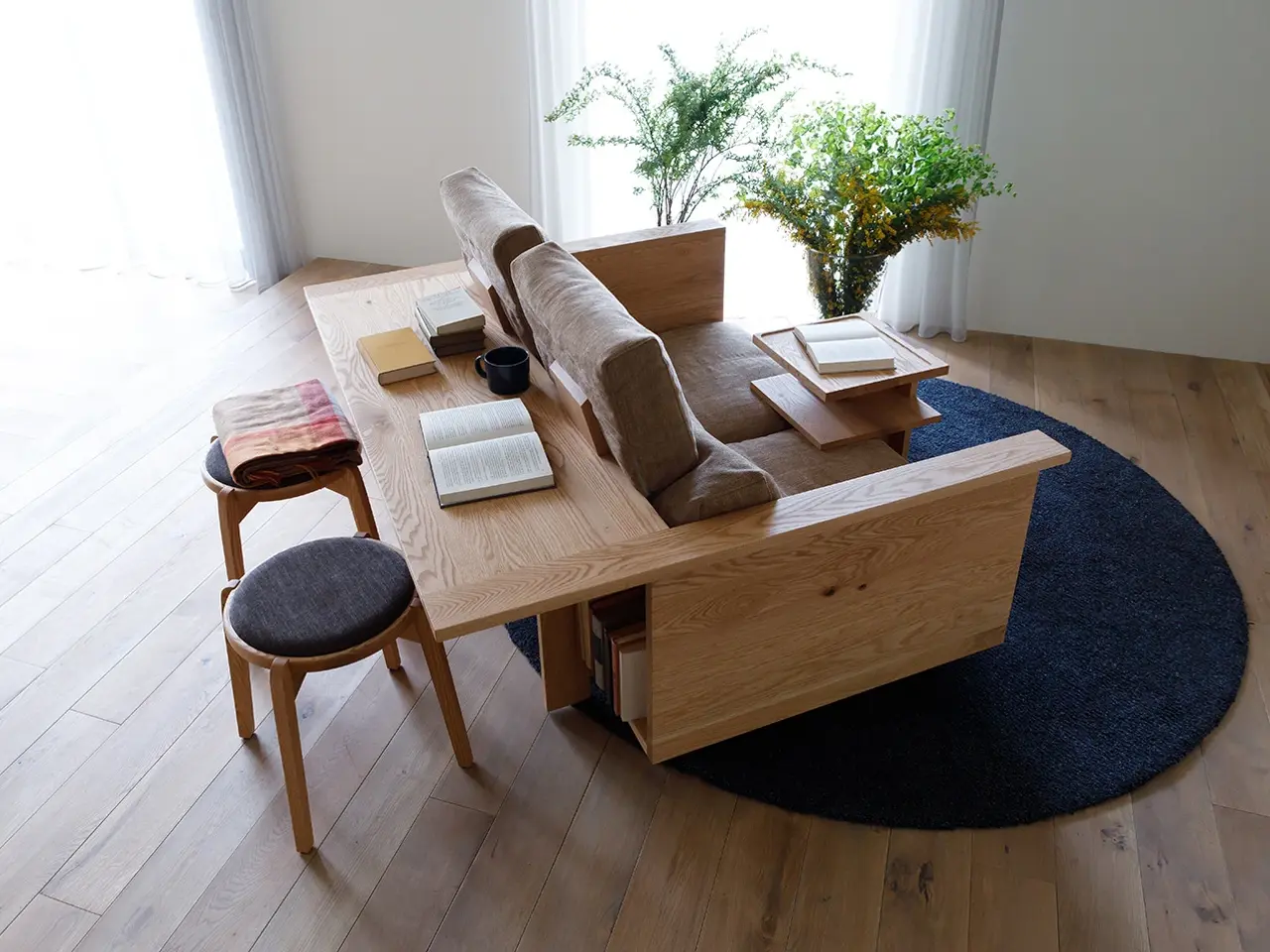 Billede 6 - Lounge 3, sofa, reol, bord ...