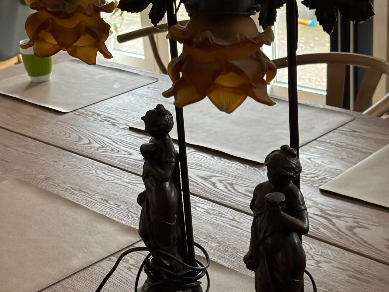 Billede 2 - 2 Art Nouveau - figurale lamper