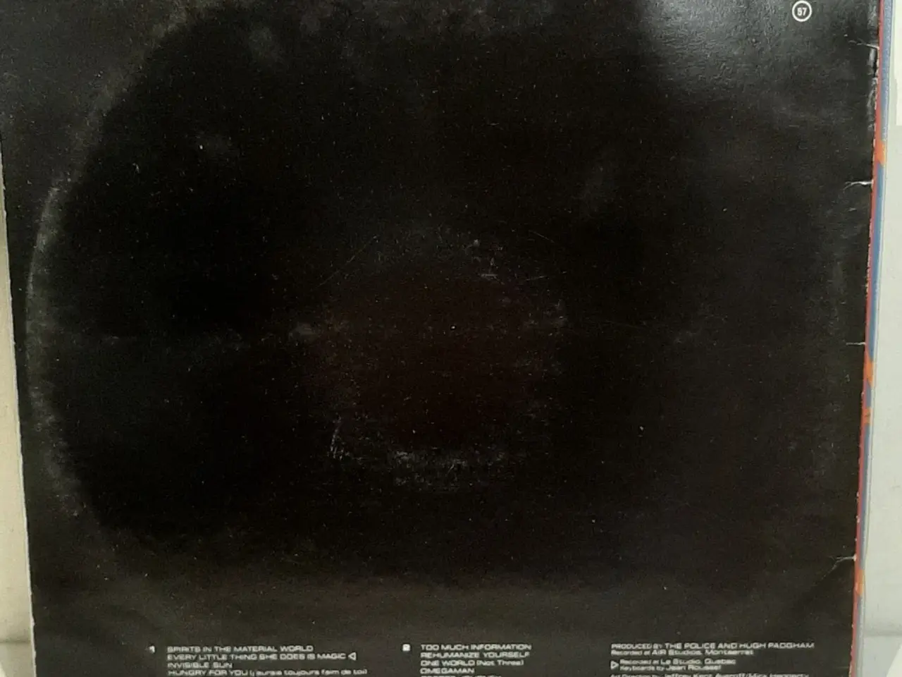 Billede 2 - THE POLICE GHOSTS IN THE MACHINE VINYL