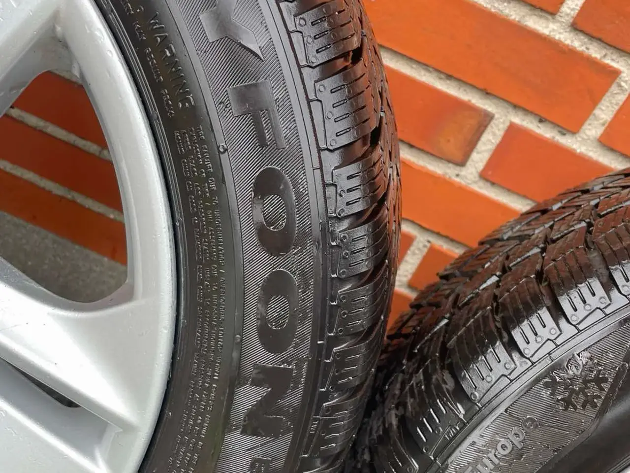 Billede 6 - 16 Originale Alufælge med vinterdæk 5x114.3