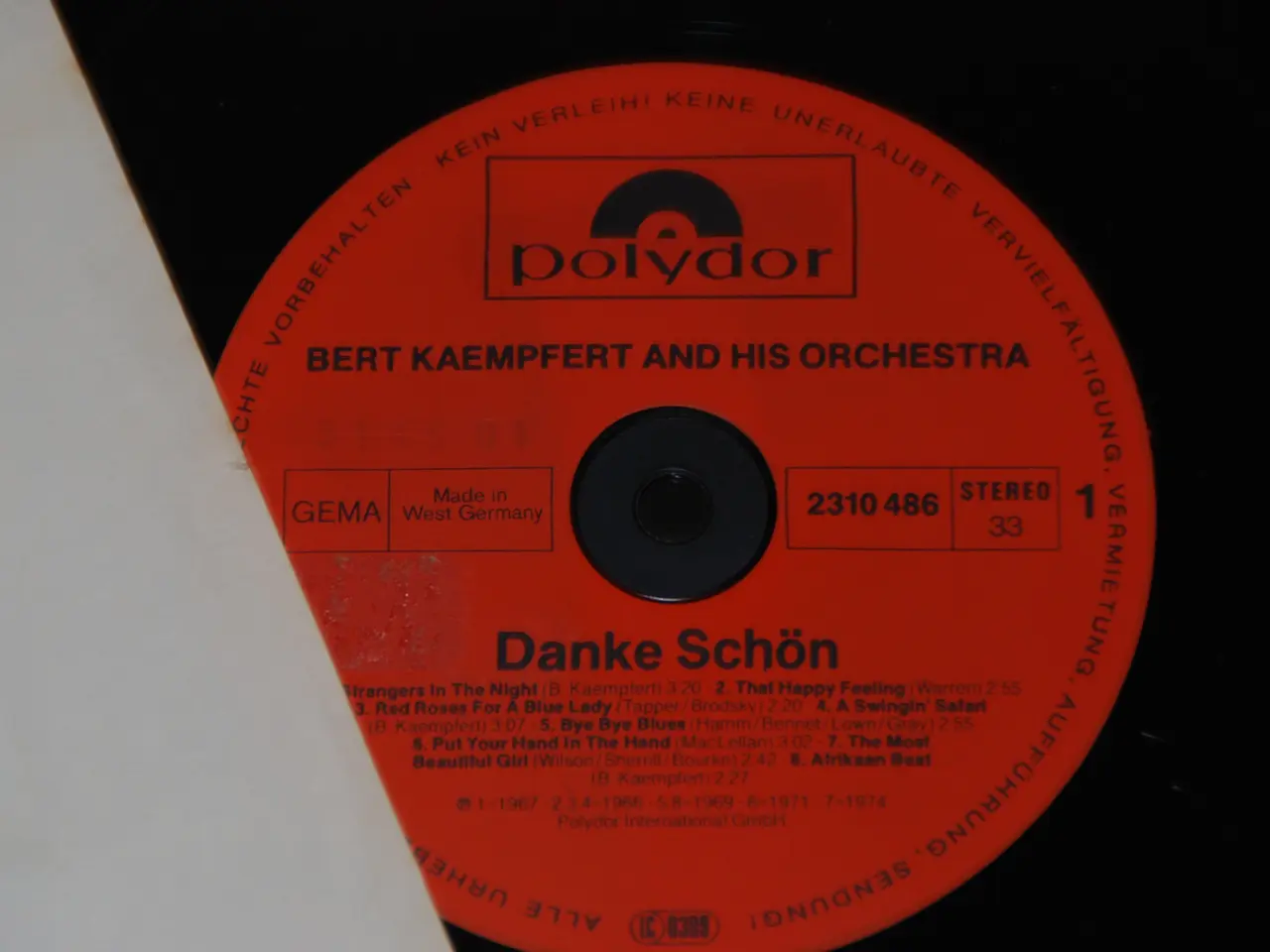 Billede 8 - 15 lp.ere med Bert Kaempfert