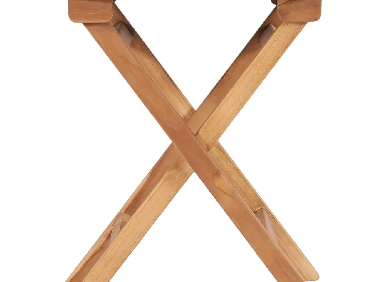Billede 3 - Foldbart havebord i massivt teaktræ - Ø45 × H45 cm