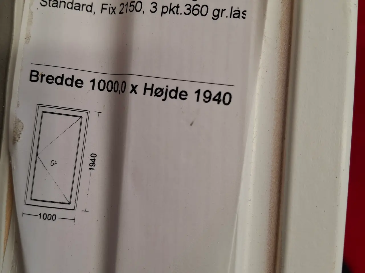 Billede 5 - UD hvid facadedør 