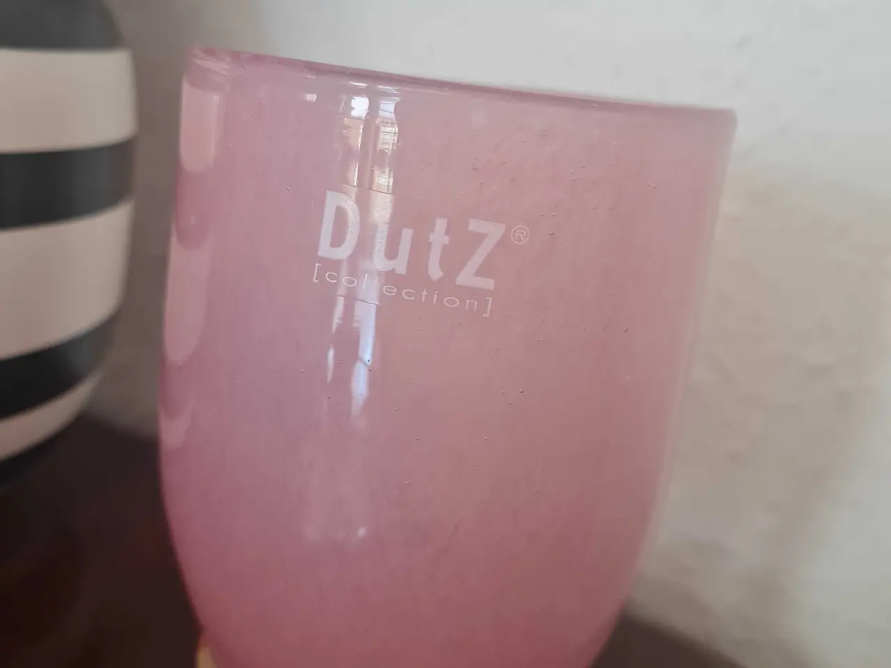 Billede 1 - Dutz mundblæst glas vase 
