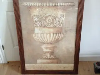 Smuk billede i fin ramme 100 x 70 cm