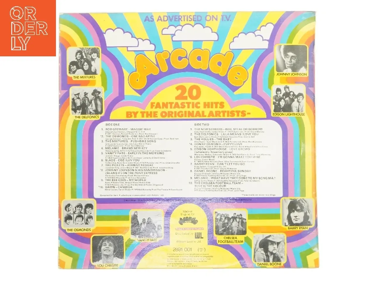 Billede 2 - 20 hits af originale kunstnere LP fra Arcade