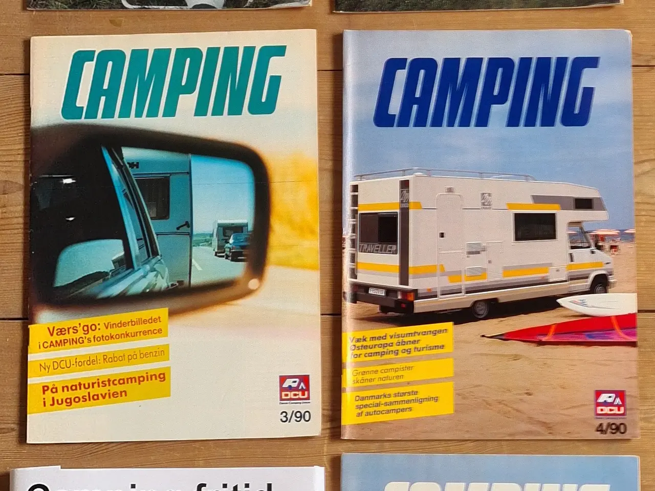 Billede 1 - Camping Fritid campingblade 1990 sæt med 10 blade