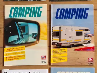 Camping Fritid campingblade 1990 sæt med 10 blade