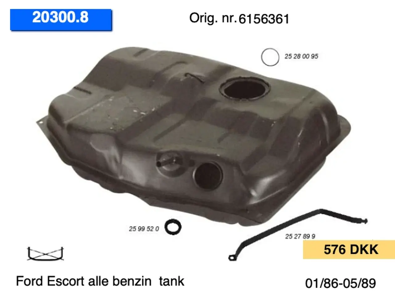 Billede 5 - Ford Escort (85-00) tanke