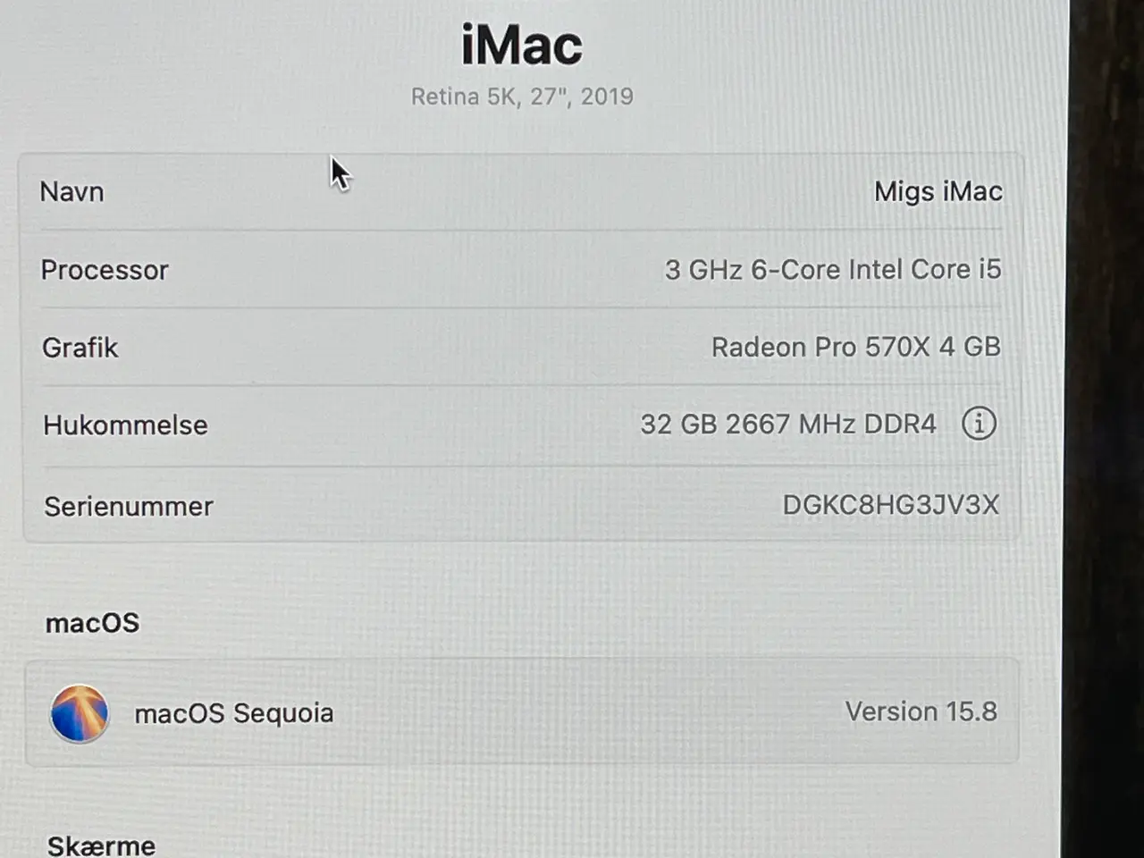 Billede 2 - iMac 27” 2019