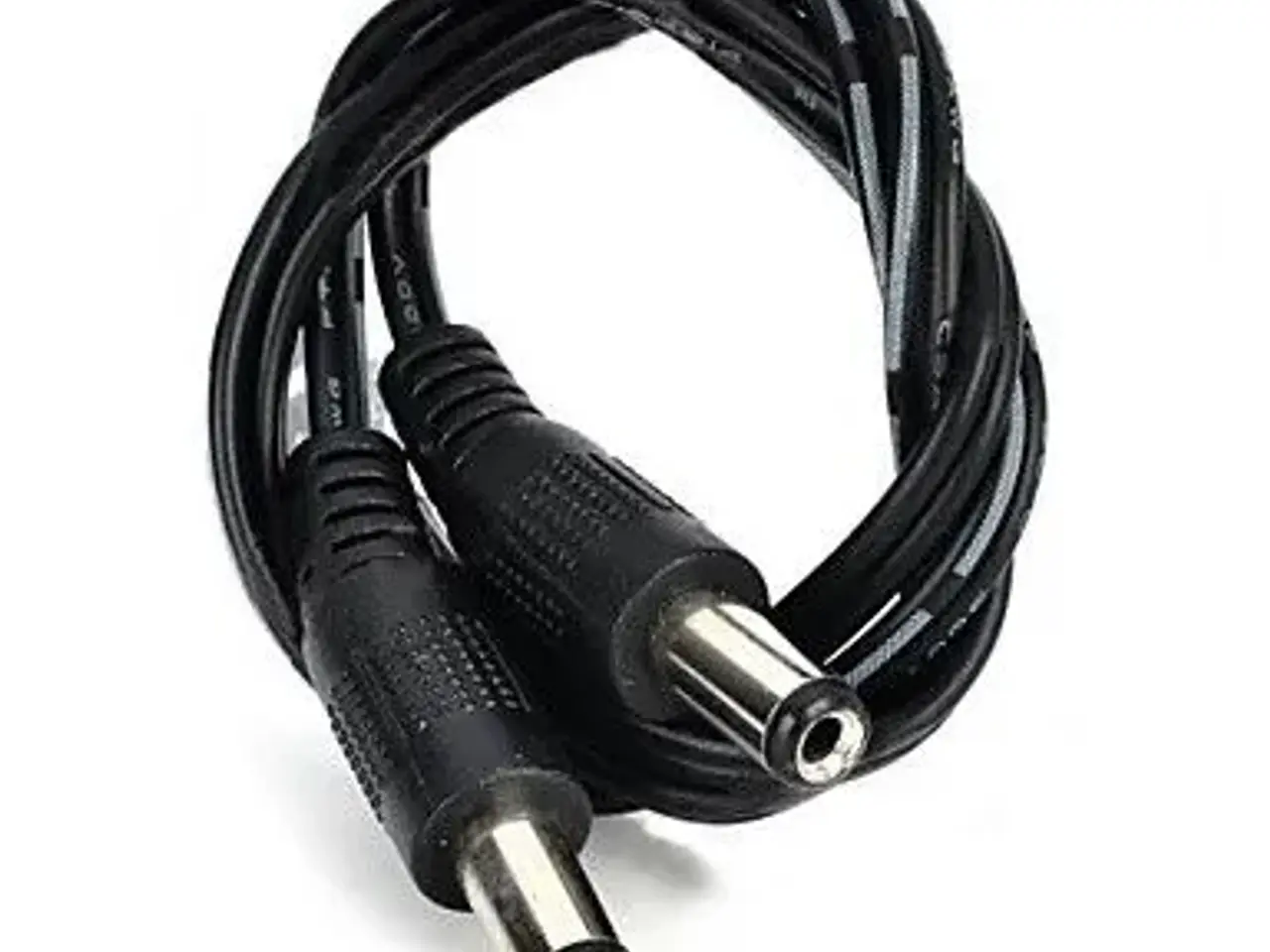 Billede 1 - Adapterkabel med DC-stik 5,5 x 2,1 mm til DC-stik