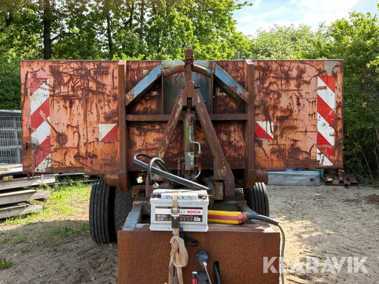 Billede 8 - Kroghejsevogn med containerlad