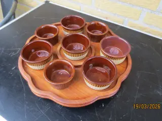 1 stk Runddel Serveringsbakke