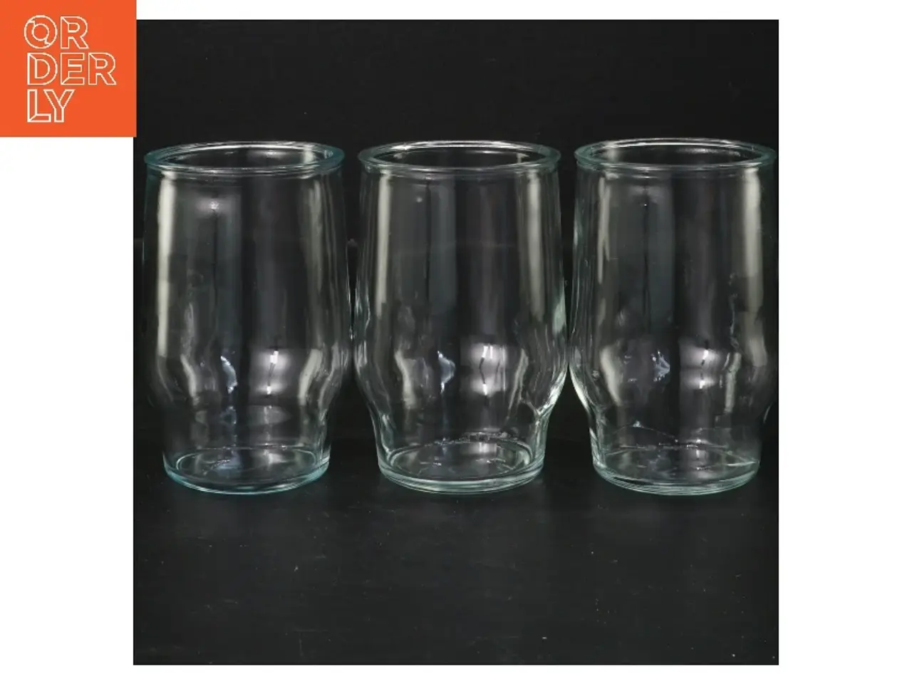 Billede 1 - Tre glas (str. 10,5x6,5 cm)