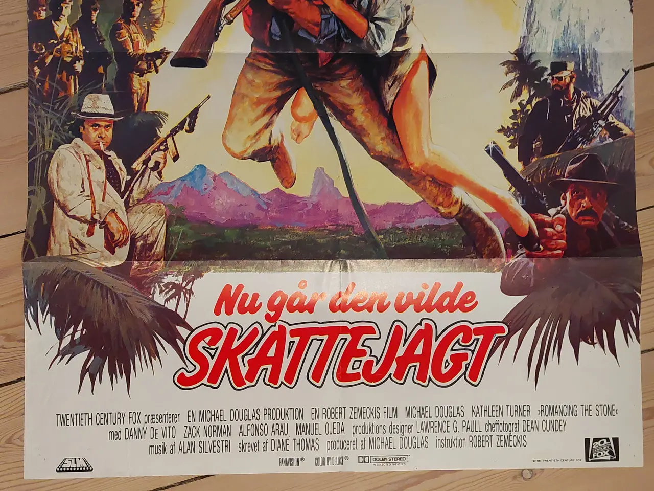 Billede 3 - Biografplakat – Nu går den vilde skattejagt (1984)