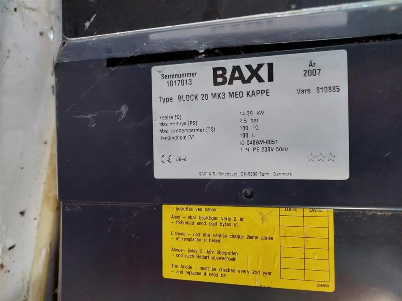 Billede 8 - Baxi Nyere oliefyr Årgang 2007