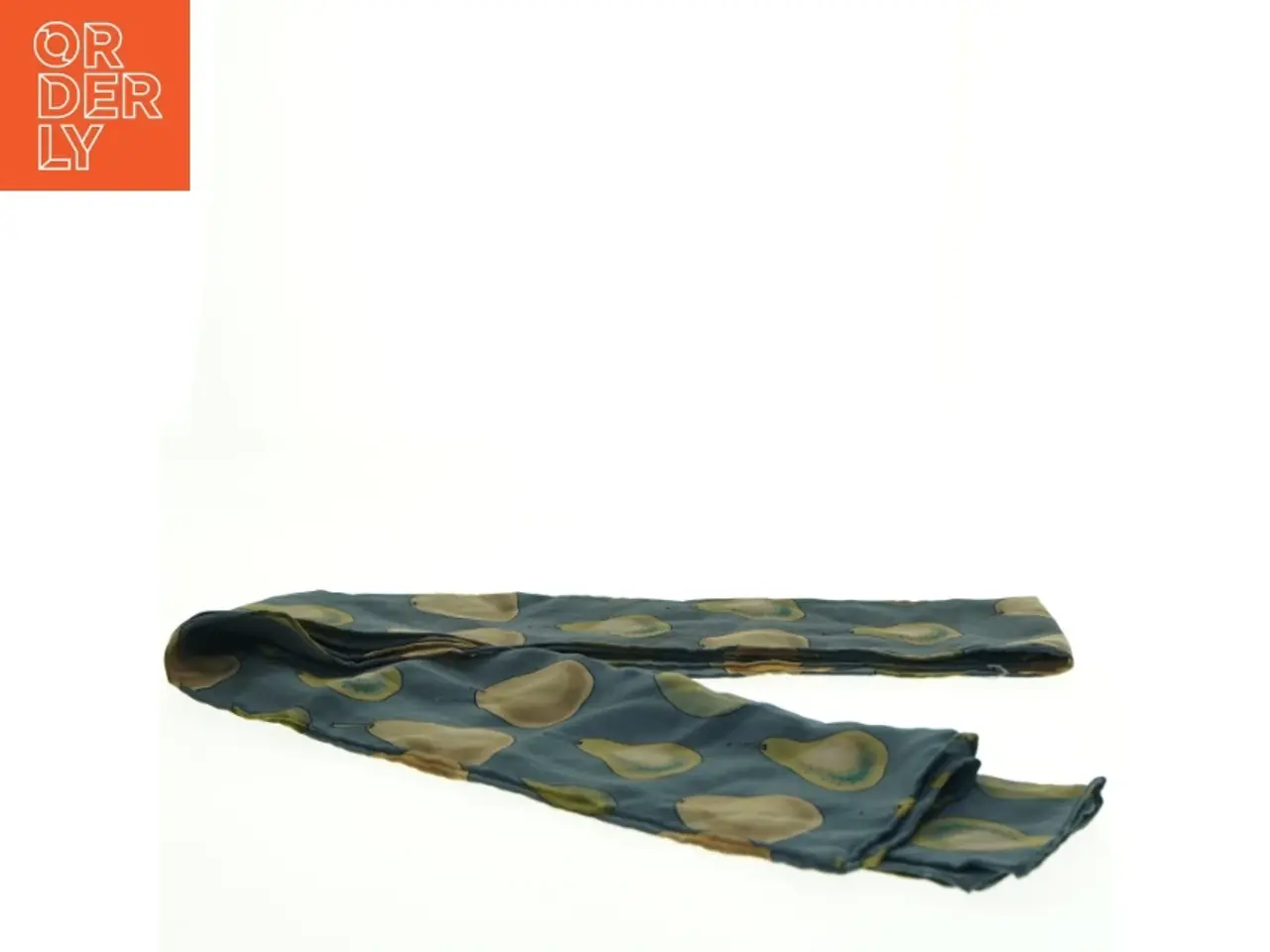 Billede 2 - Charlotte Sparre Vintage Silke Tørklæde med pære mønster (str. 35 x 157 cm)